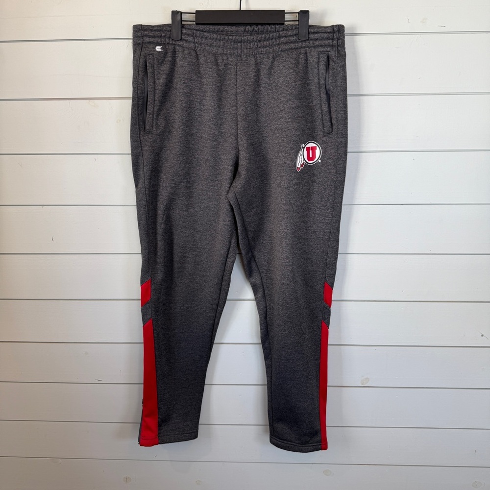 Colosseum Utah Utes gray sweatpants men’s size XL